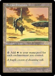 Serra's Sanctum Urza's Saga